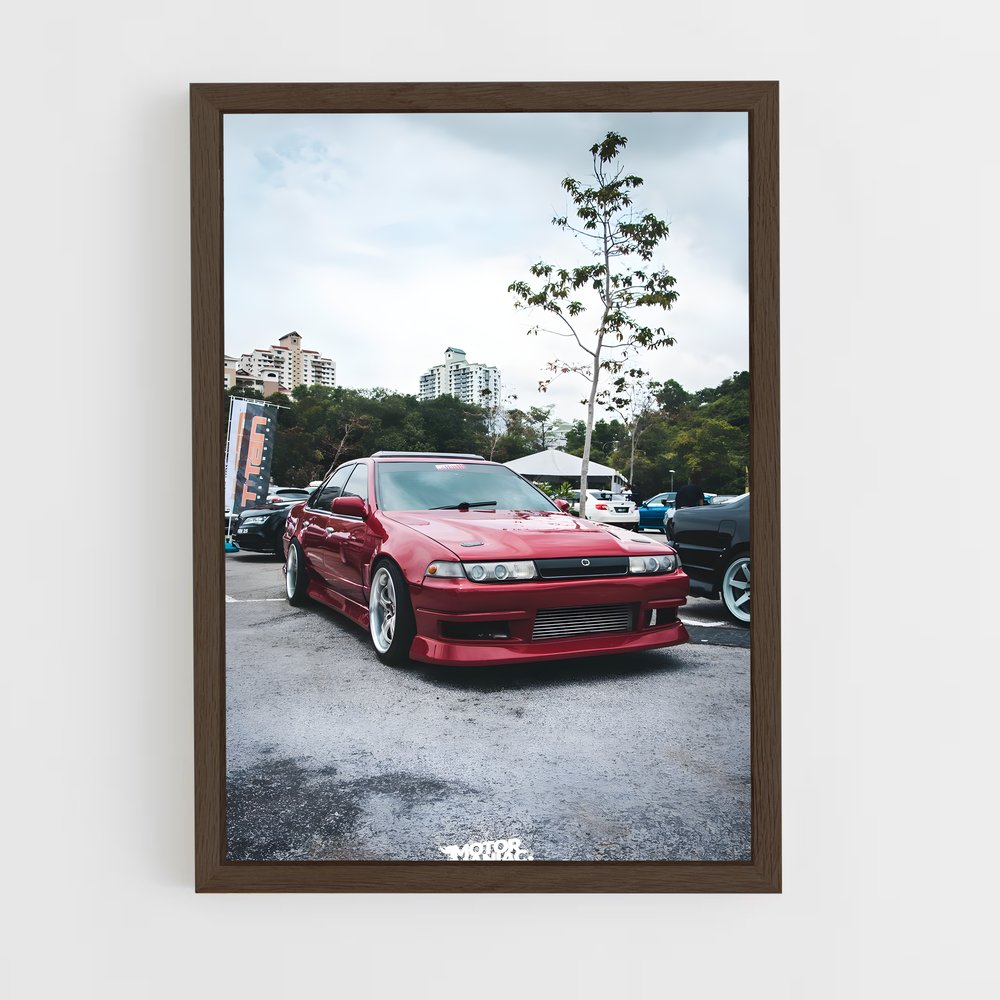 Poster Rouge de la Ville – affiche Nissan (vue 5)